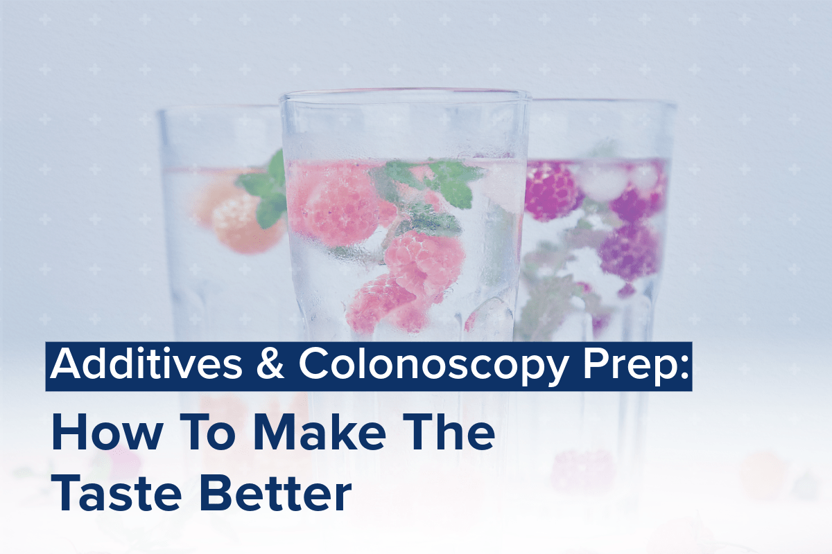 A clear glass with raspberries suggesting gentle flavoring ideas for colonoscopy prep